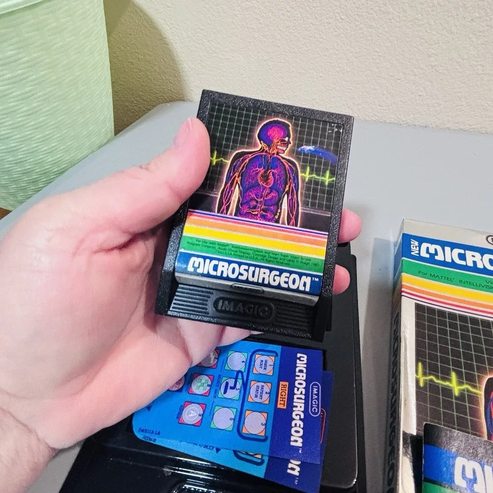 Vintage Intellivision Imagic Microsurgeon Very Rare New In Original Seal